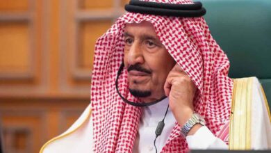saudi king points to iran as top threat in policy speech