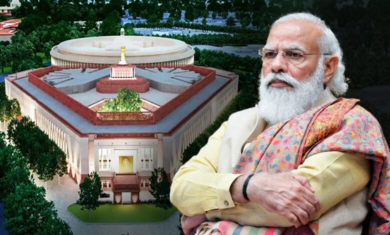 pm narendra modi to lay foundation of new parliament building