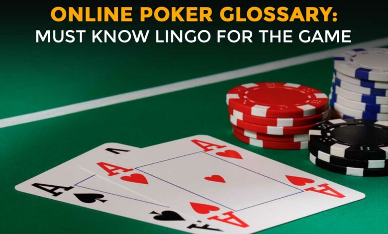 poker glossary