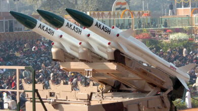 the akash super sonic cruise missile with a range of 25km passes through the rajpath during the 58th republic day parade 2007 in new delhi on january 26 2007