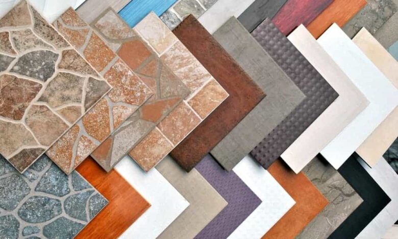 different types of flooring tiles