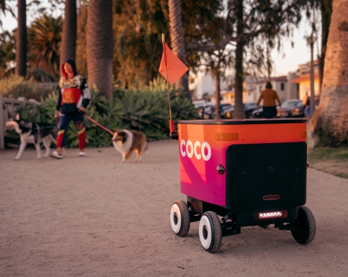 segway makes its first foray into sidewalk robot delivery with coco partnership