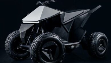 tesla is now selling a 1900 electric cyberquad atv for kids