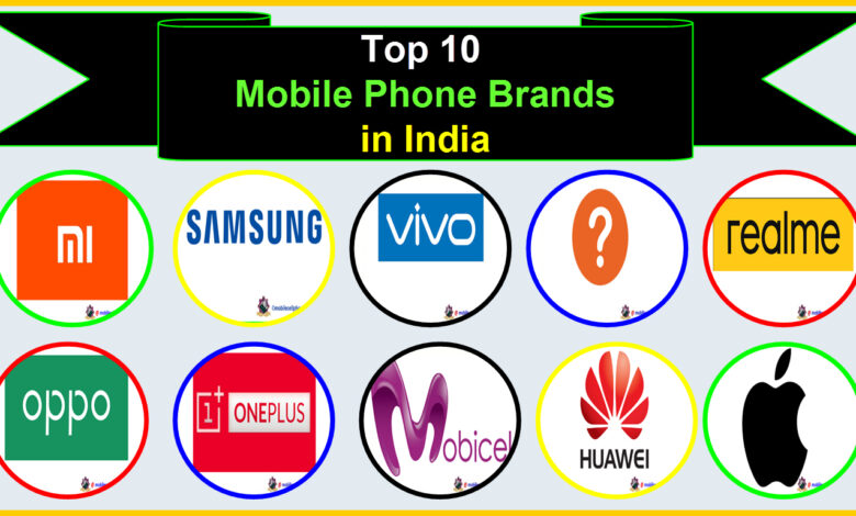 top 10 mobile phone brands in india