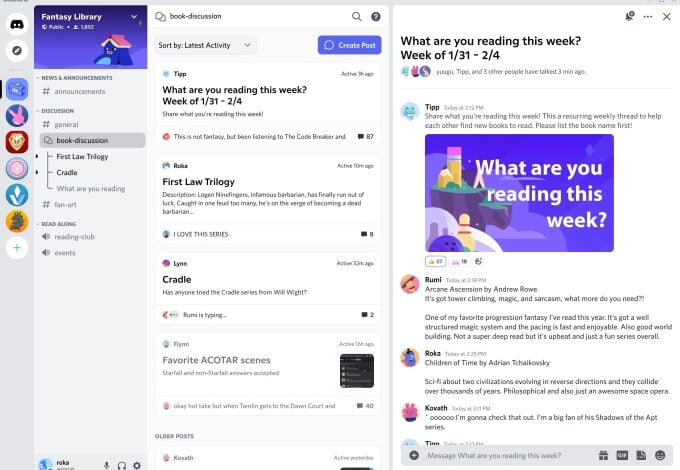 discord is testing forums new mod tools and homepages that surface hot topics in some servers