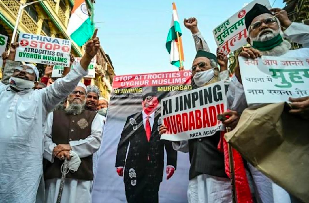 the gulf's hypocrisy in attacking india & not criticizing china is staggering