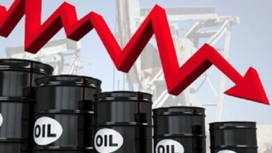 oil shares decline