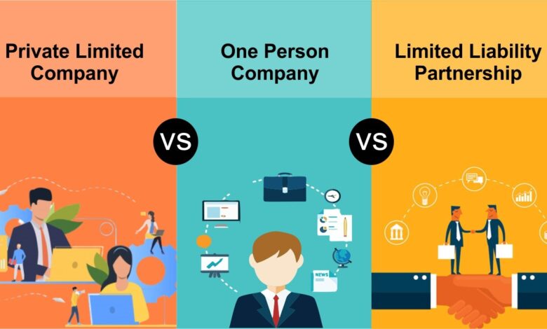 diffrence between opc llp and pvt ltd company