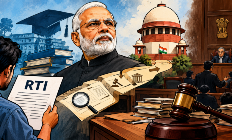 From CIC To Courtroom: How A Simple RTI Question About Modi's Education Became A Decade-Long Legal Battlefield