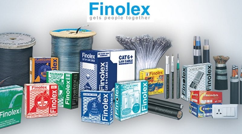 finolex cables product range
