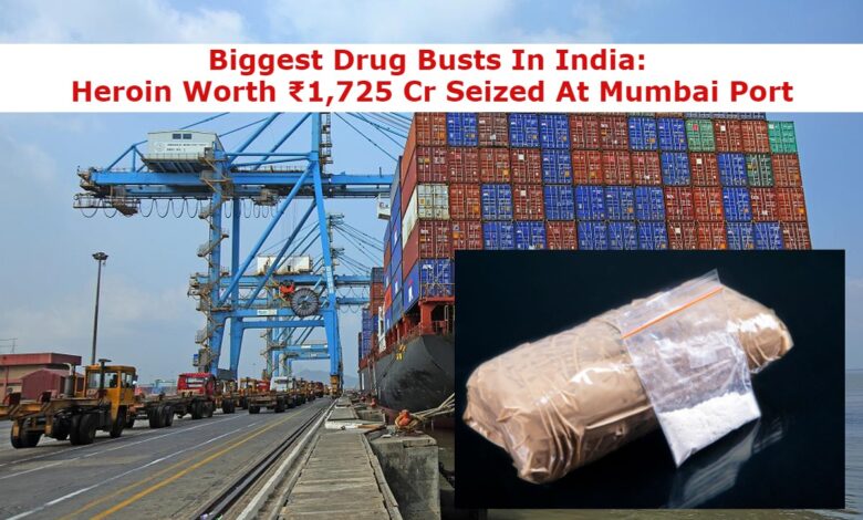 drug busts in india