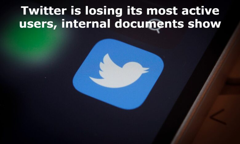 Twitter is losing its most active users, internal documents show