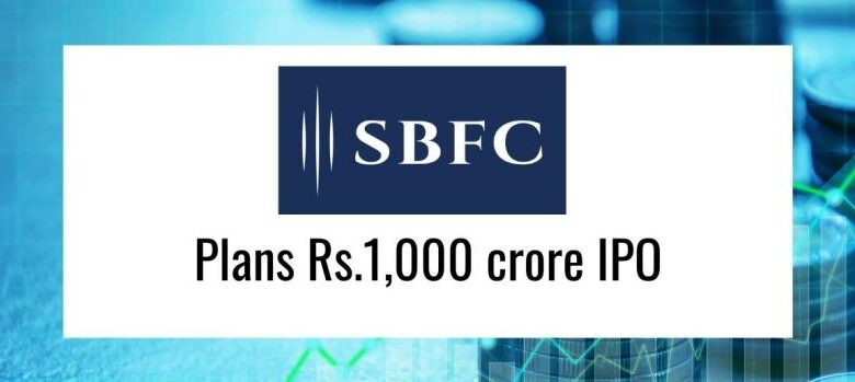 sbfc finance plans for ipo