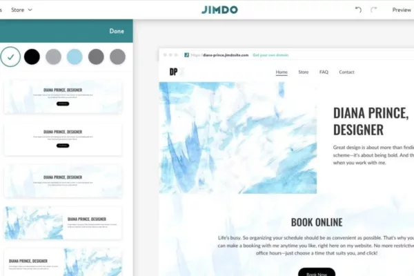 jimdo free blogging sites