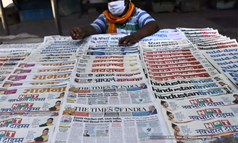 newspapers in india