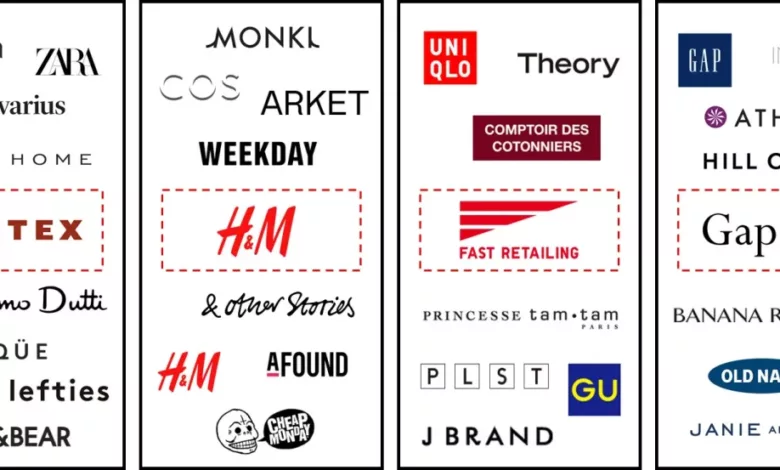 leading fashion brands mass market fashion retailers inditex hm gap fast retailing 1