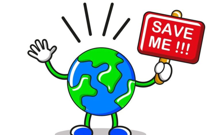 earth says save me, before its too late!
