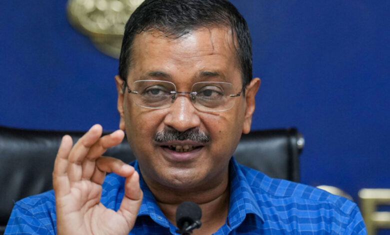 Arvind Kejriwal on Yamuna River