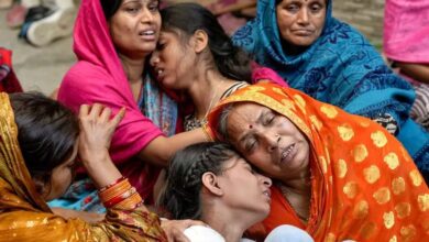 Stampede at railway station