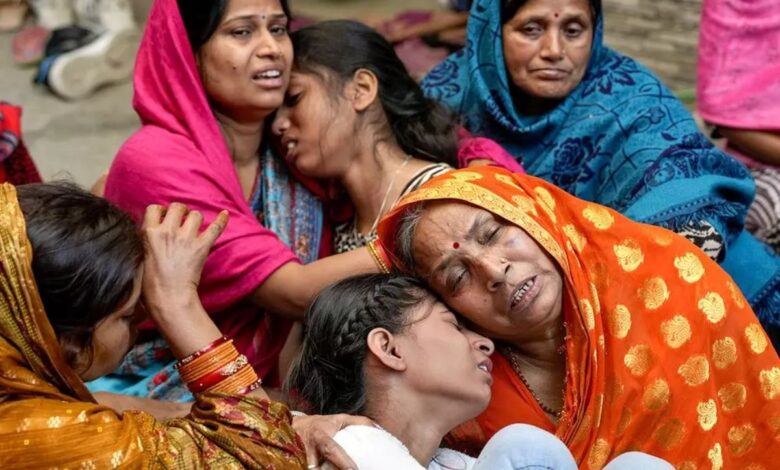 Stampede at railway station