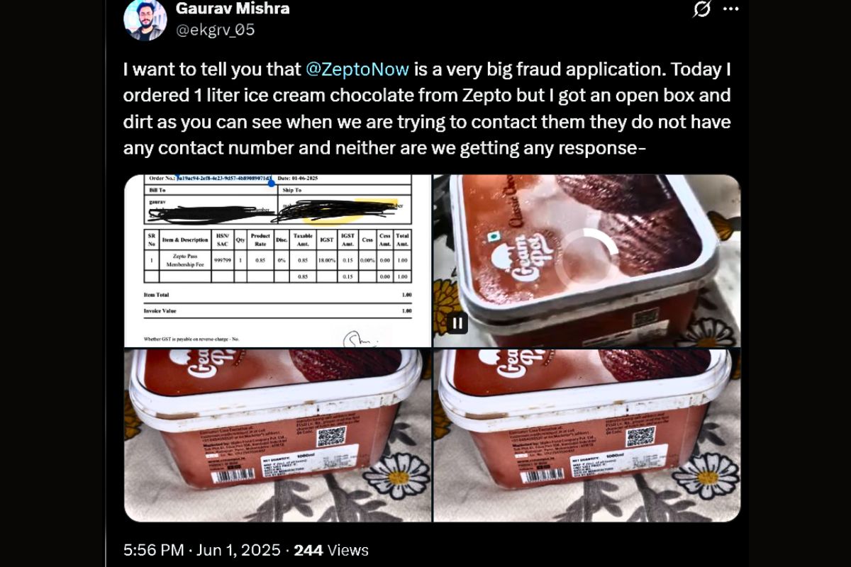 Zepto's Poor Quality 