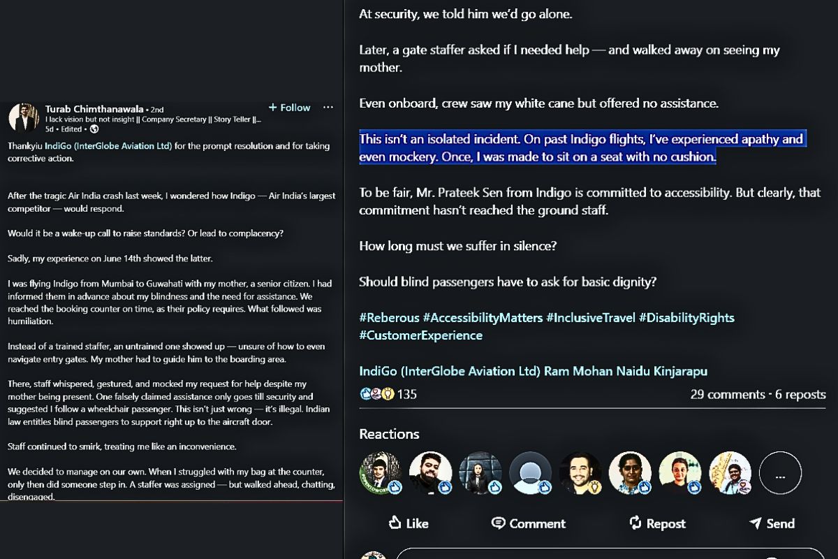 Harassment by Indigo airlines