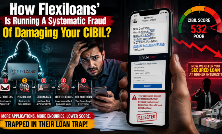 How Flexiloans’ Is Running A Systematic Fraud Of Damaging Your CIBIL?