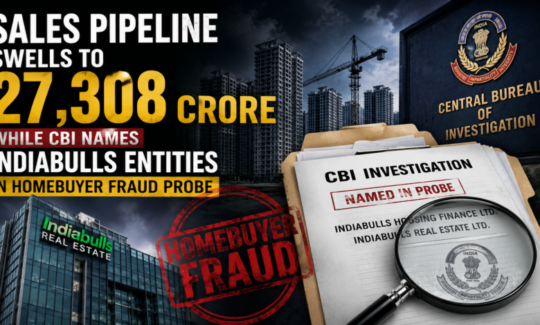 Sales Pipeline Swells to 27,308 Crore While CBI Names Indiabulls Entities In Homebuyer Fraud Probe